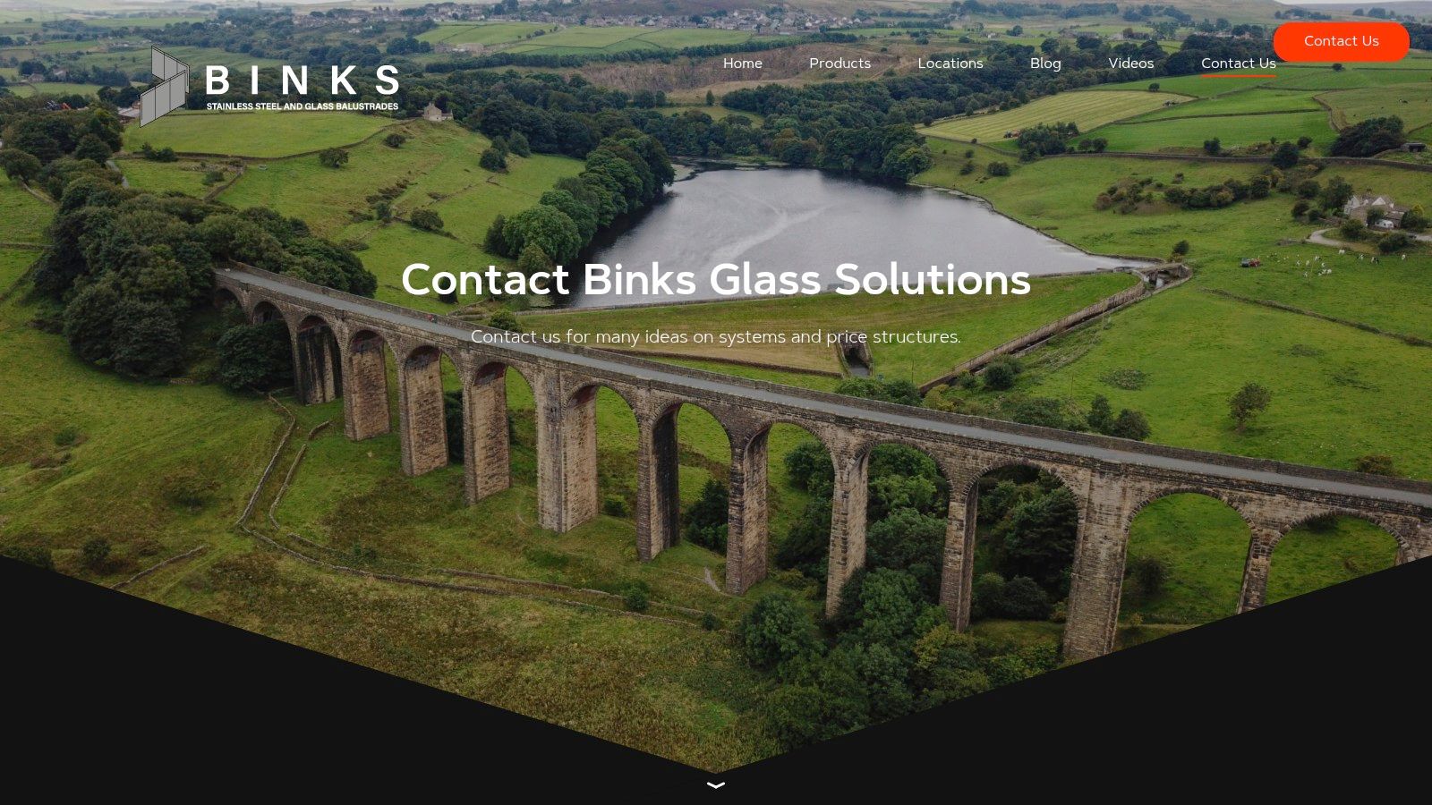 Screenshot from https://binksbalustrades.co.uk/contact-us